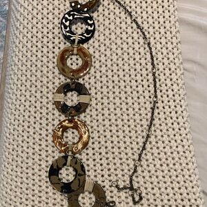 Vintage belt 70 s  Multi-Color up to 42” lobster clasp heavy duty animal print